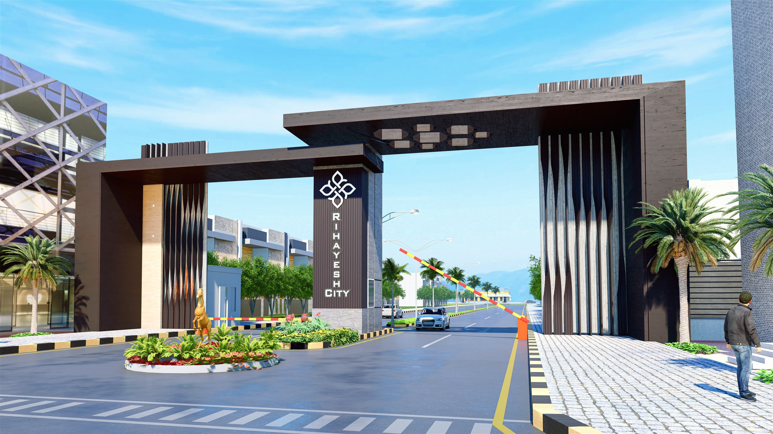 Rihayesh City — Premium Entrance Gate, Mardan
